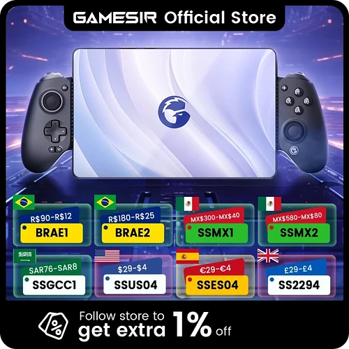 GameSir G8 Plus Bluetooth Gamepad Hall Effect Controlador de jogos para Nintendo Switch telefone Android table