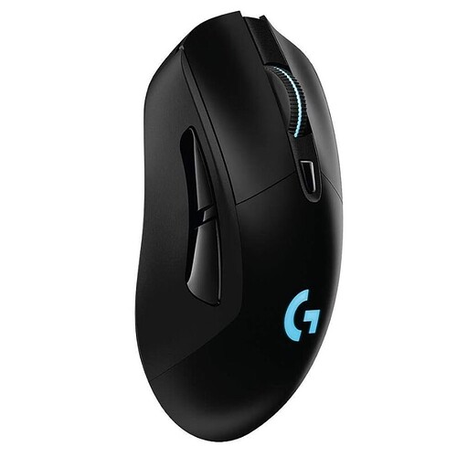 Mouse Gamer Sem Fio Logitech G703 LIGHTSPEED com RGB LIGHTSYNC 6 Botões Programáveis Sensor HERO 25K e Bateria Recarre