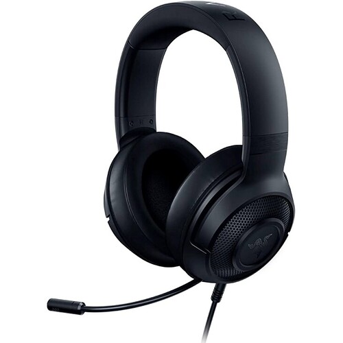 Headset Gamer Razer Headset Kraken X Lite Multi Platform Surround 7.1 Preto Grande RZ.AU.KR.08.RT