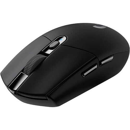 Mouse Gamer Sem Fio Logitech G305 LIGHTSPEED com 6 Botões Programáveis e Até 12.000 DPI - Preto