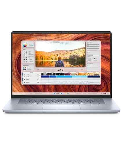 Notebook  Inspiron Plus I16- U71 55H-M30 16" QHD-+ Intel@ Core Ultra 7 155H 32GB RAM 1TB SSD RTX 4060 Win 11 Prata G