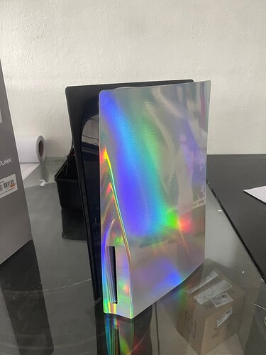 PlayStation 5 customizado holografico envelopado