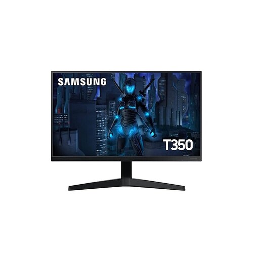 Samsung T350 - Monitor Gamer 24" FHD 75Hz HDMI VGA Freesync Preto