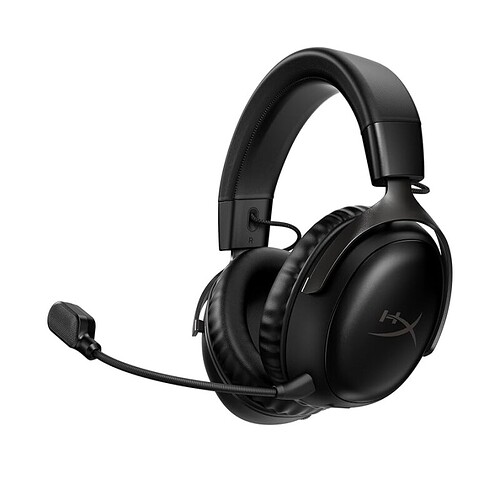 Headset Wireless HyperX Cloud III - Gamer para PC PS5 PS4 Bateria de até 120h 24 GHz Drivers 53mm Espuma Viscoelástica