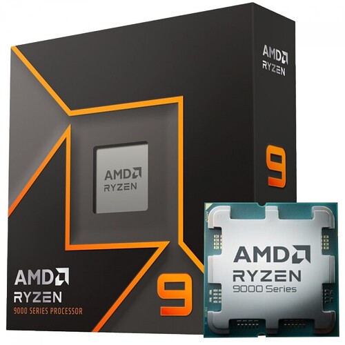 Processador AMD Ryzen 9 9900X 4.4GHz (5.6GHz Turbo) 12-Cores 24-Threads AM5 Sem Cooler 100-100000662WOF