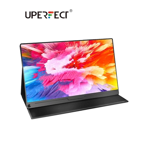 UPERFECT 15.6 Pouces FHD Moniteur HDR 1920X1080 IPS HDMI Type-C Écran Affichage Portable Gaming Dsiplay PS4 Framboise P