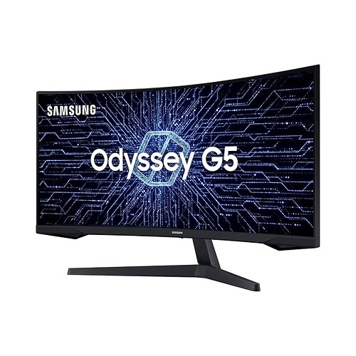 Monitor Gamer Curvo Samsung Odyssey 34 Ultra WQHD 165Hz 1ms tela ultrawide HDMI Display Port Freesync Premium pret