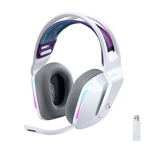 Headset Gamer sem Fio Logitech G733 7.1 Dolby Surround Tecnologia Blue Vo!Ce Rgb Lightsync