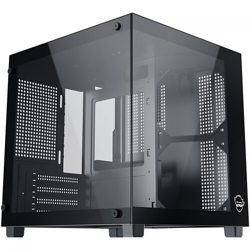 Gabinete Gamer Ninja Sato Mid Tower Vidro Temperado M-ATX Sem Fonte Sem Fans Preto GN-CS-STMABSF