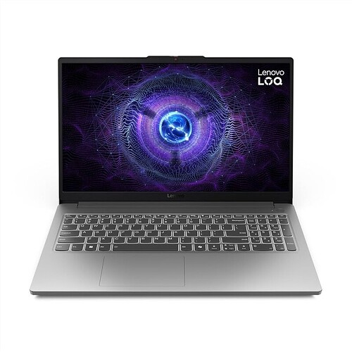 Notebook Gamer Lenovo LOQ E Core i5-12450HX 8GB 512GB SSD RTX 3050 6GB 15.6" 144Hz Linux 83MES00100