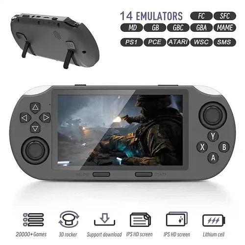 Console Retro Portátil SF3000 Tela 4.5" IPS 64GB 20000 Jogos