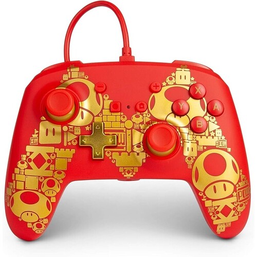 Powera 1516987-01 Controle P/ Nsw Wired Controller Mario Gold M - Nintendo Switch