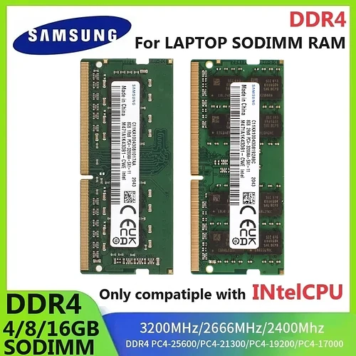 Memória Ram Samsung Notebook DDR4 3200Mhz - 1x16GB