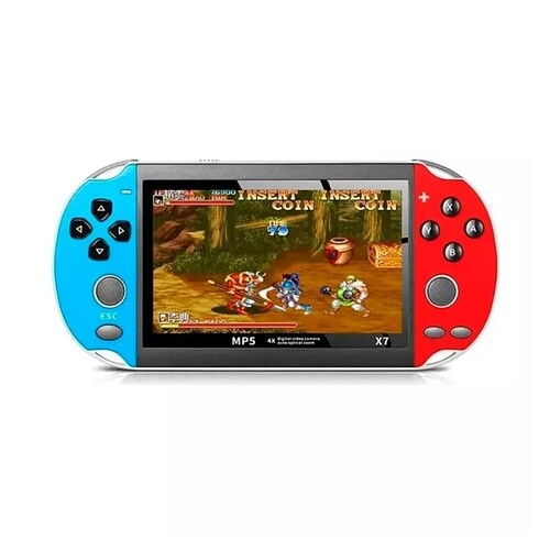 Mingzhe Console de videogame portátil de 5,1 polegadas eony Plus Jogadores de jogos portáteis Double Rocker 8 GB de mem