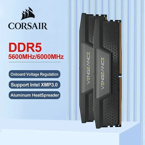 16GB Ram CORSAIR VENGEANCE 5200MHz Intel XMP ICUE Black