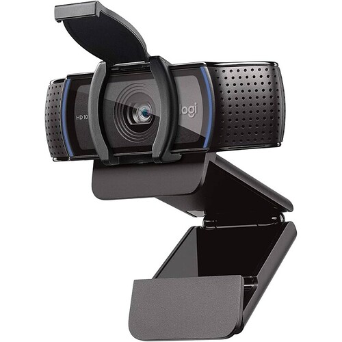Logitech C920e HD 1080p Webcam habilitada para microfone certificada para Zoom compatível com Microsoft Teams compatív
