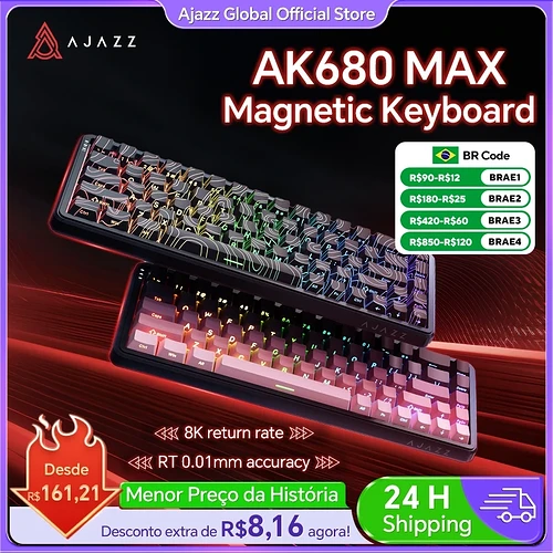 Teclado Mecânico AJAZZ AK680 Max
