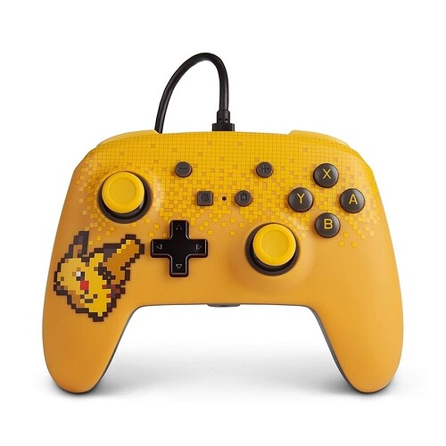 Controle P/ Nsw Powera 1518383-01 Pikachu com Fio - Nintendo Switch