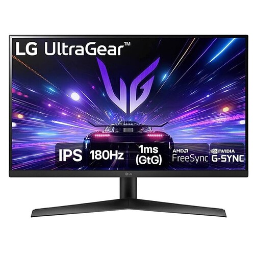 Monitor Gamer LG UltraGear 27 27GS60F-B IPS Full HD 180Hz 1ms (GtG) NVIDIA G-SYNC AMD FreeSync HDR10 sRGB 99%