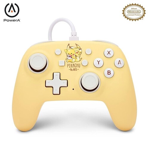 PowerA Nano Wired Controller for Nintendo Switch - Pikachu Friends Nintendo Switch - OLED Model Gamepad game controller