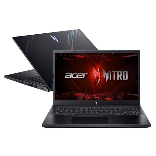 Notebook Gamer Acer Nitro V15 com Intel Core i7 de 13 geração Nvidia RTX3050 512GB SSD 8GB RAM Tela 15.6" e Linux Gutt