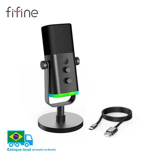 Fifine AM8 Microfone Gaming USB/XLR