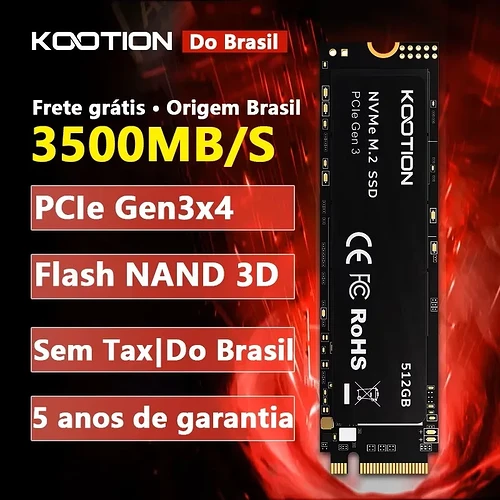 KOOTION X15 M.2 SSD 256GB 512GB 1TB SSD Unidade de estado sólido M2 SSD M.2 NVMe PCIe Disco rígido interno para laptop
