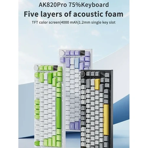 Teclado mecânico AJAZZ-AK820 Pro
