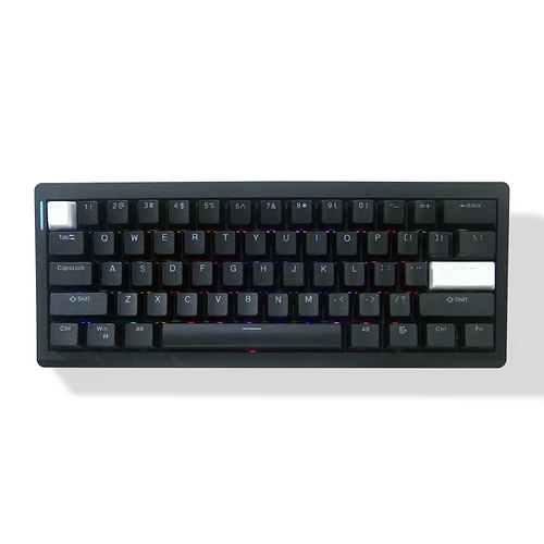 GMK61 teclado mecânico Hot Swap RGB backlight Estrutura de junta com Bluetooth/2.4 Ghz/Tipo-C adequado