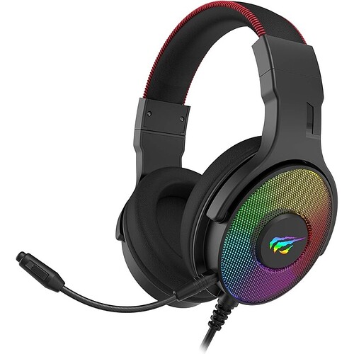 Headphone Fone de Ouvido Havit H2028U 7.1 3D Surround Iluminação RGB Gamer USB com Microfone