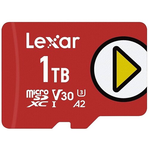 microSDXC Lexar PLAY UHS-I Card Muse Design Award 2022 1T