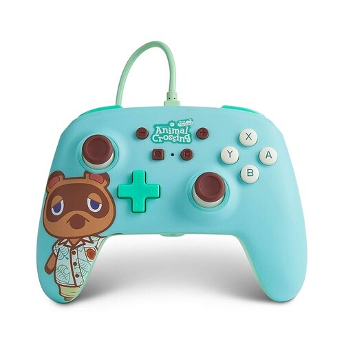 PowerA Enhanced Wired Controller for Nintendo Switch - Animal Crossing