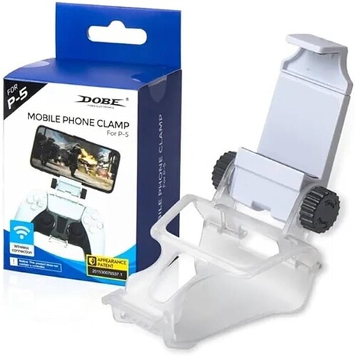 Suporte Base de Celular Compatível Controle Manete Playstation 5 Ps5 Dualsense Ajustável com Rotação