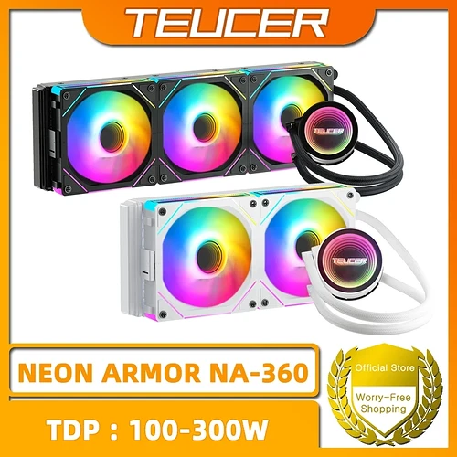 Teucer NA-360 pc radiador de refrigeração água x99 placa-mãe cpu refrigerador líquido para intel lga