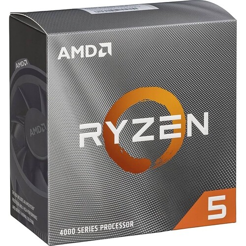 PROCESSADOR AMD RYZEN 5 4500 3.6GHz (TURBO 4.1GHz) 8MB CACHE AM4 100-100000644BOX
