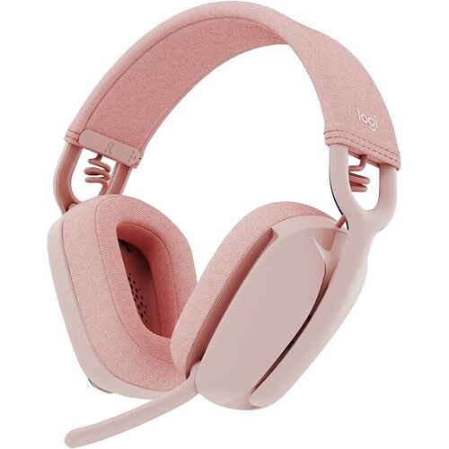 Headset Sem Fio Logitech Zone Vibe 100 Com Microfone Flip- to-Mute Com Cancelamento de Ruído Conexão Bluetooth Até 20