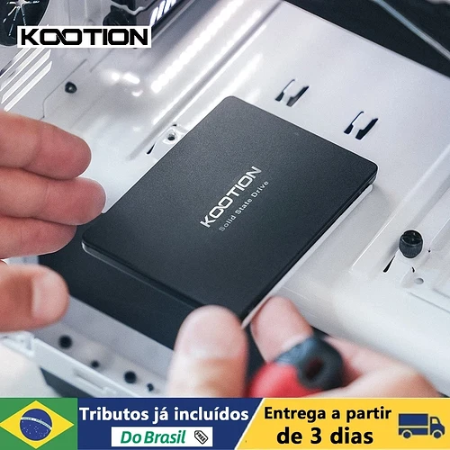 KOOTION Sata SSD 2TB 1TB 512GB 256GB 128GB SATA3 Unidade de estado sólido interna 2.5 Polegada HDD Disco rígido para l