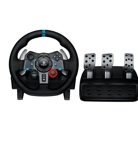 Volante Logitech G29 Driving Force e Pedais com Force Feedback para PS5 PS4 PS3 e PC