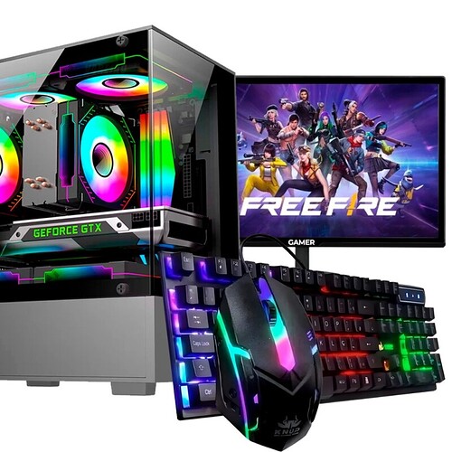 Cpu Gamer Barato I7 16gb Ssd 480gb + Wifi + GT 730 2GB Nvidia + Monitor 20 Gamer Barato