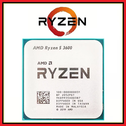 Processador CPU AMD Ryzen 5 R5 3600 3,6 GHz 6 núcleos e 12 threads