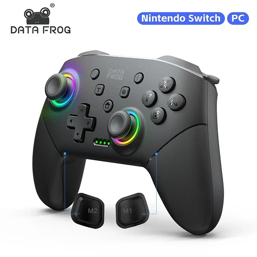DATA FROG Wireless Switch Pro Controlador para Switch/Switch OLED Joystick Programável para PC Gamepad para Switch Lite