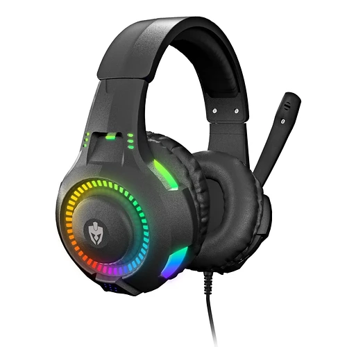 Gamer Headset com LED RGB Fone De Ouvido Computador PC