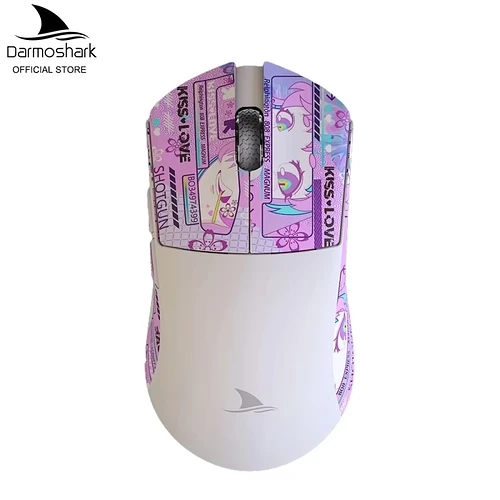 Darmoshark Official Store M3 jogos de esportes mouse sem fio Bluetooth 58g ultra-leve 26K DPI PAM3395 sensor óptico TTC