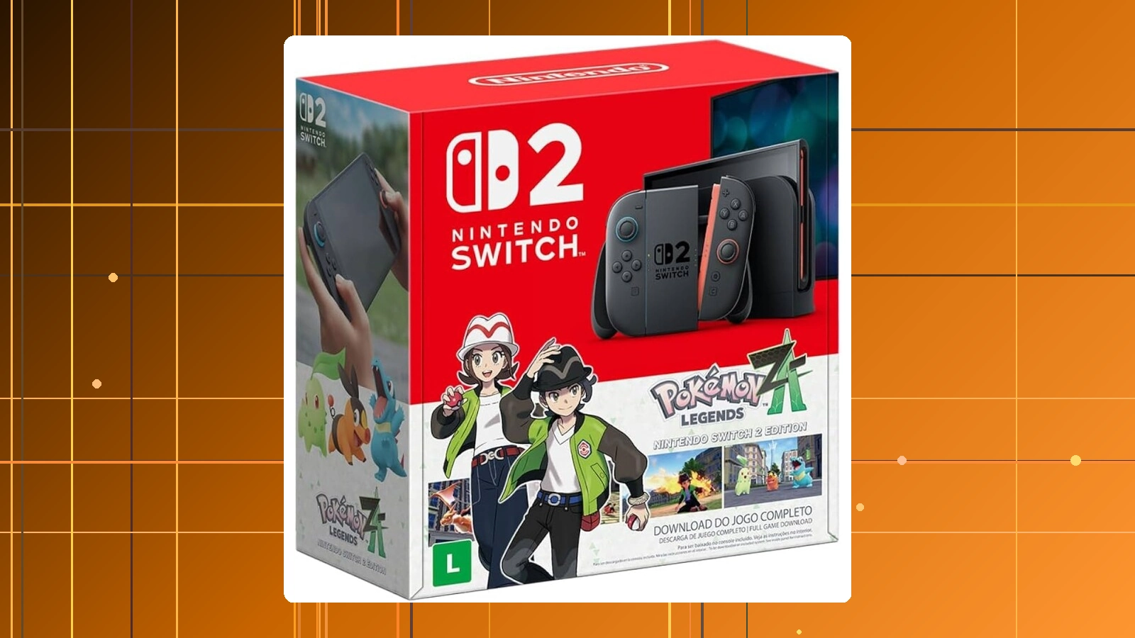 Nintendo Bundle Console + Jogo Digital Jogo Digital Pokémon Legends em promoção