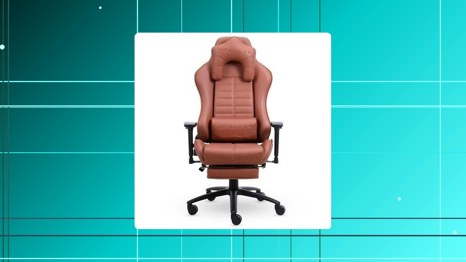 Cadeira Gamer XT Racer Platinum W Series Até 120kg Com Almofadas Reclinável Descanso de Braço 3D Marrom - XTR-016 em promoção