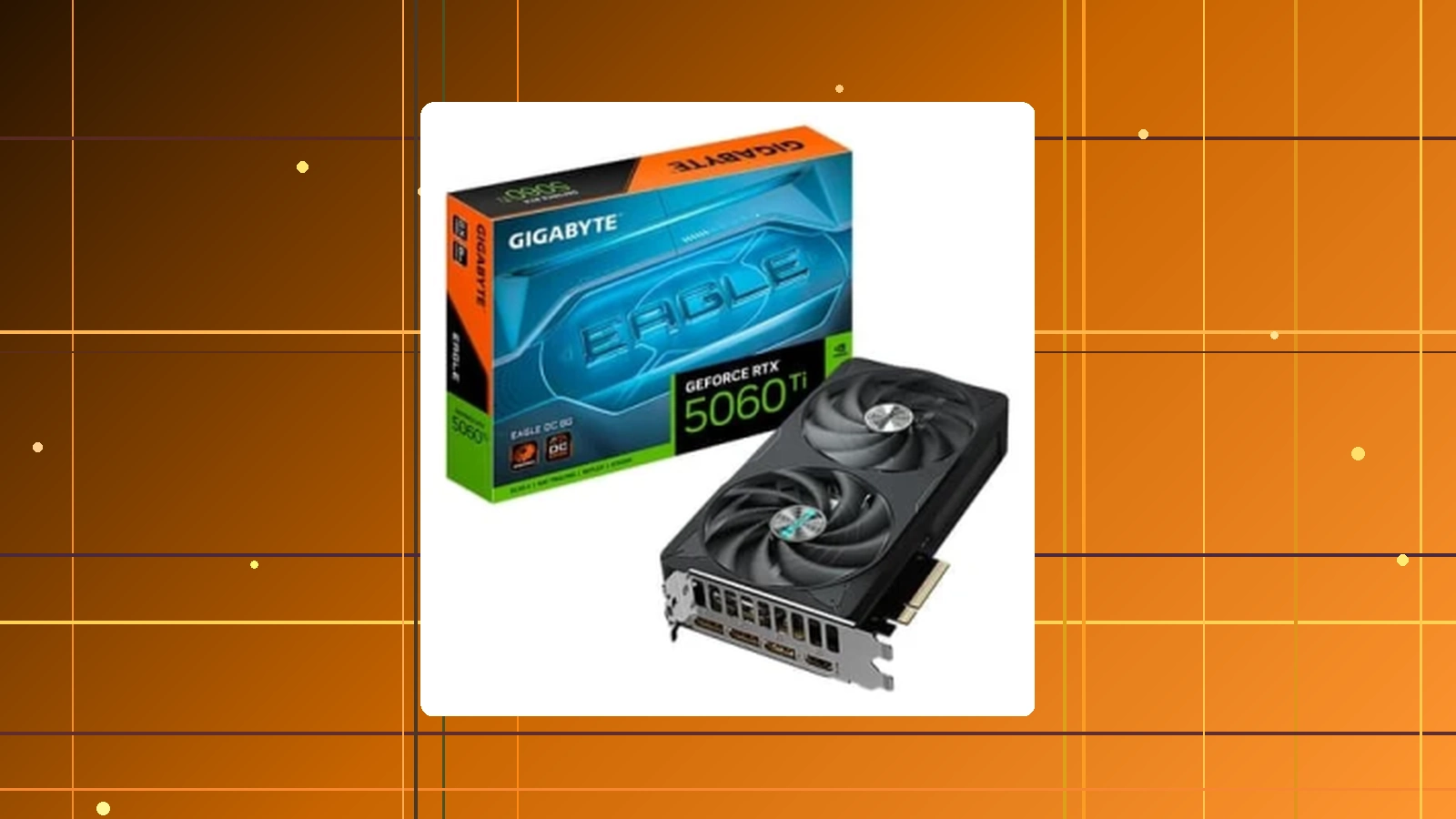 Placa de Vídeo Gigabyte RTX 5060 Ti EAGLE OC 8G NVIDIA GeForce 8GB GDDR7 128bits DLSS Ray Tracing - GV-N506TEAGLE OC-8GD em promoção