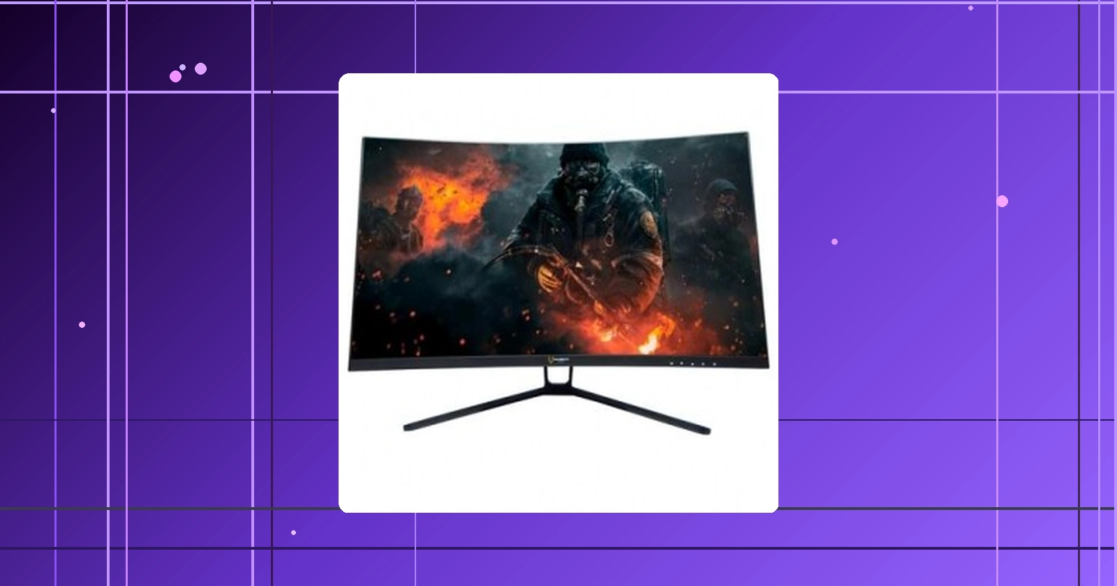 Monitor Gamer Husky Storm 27" Curvo Full HD 165Hz 1ms - MO-HST-27C