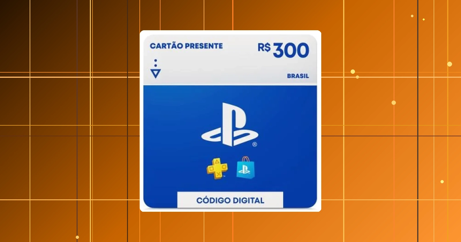Gift Card PlayStation Store R$300