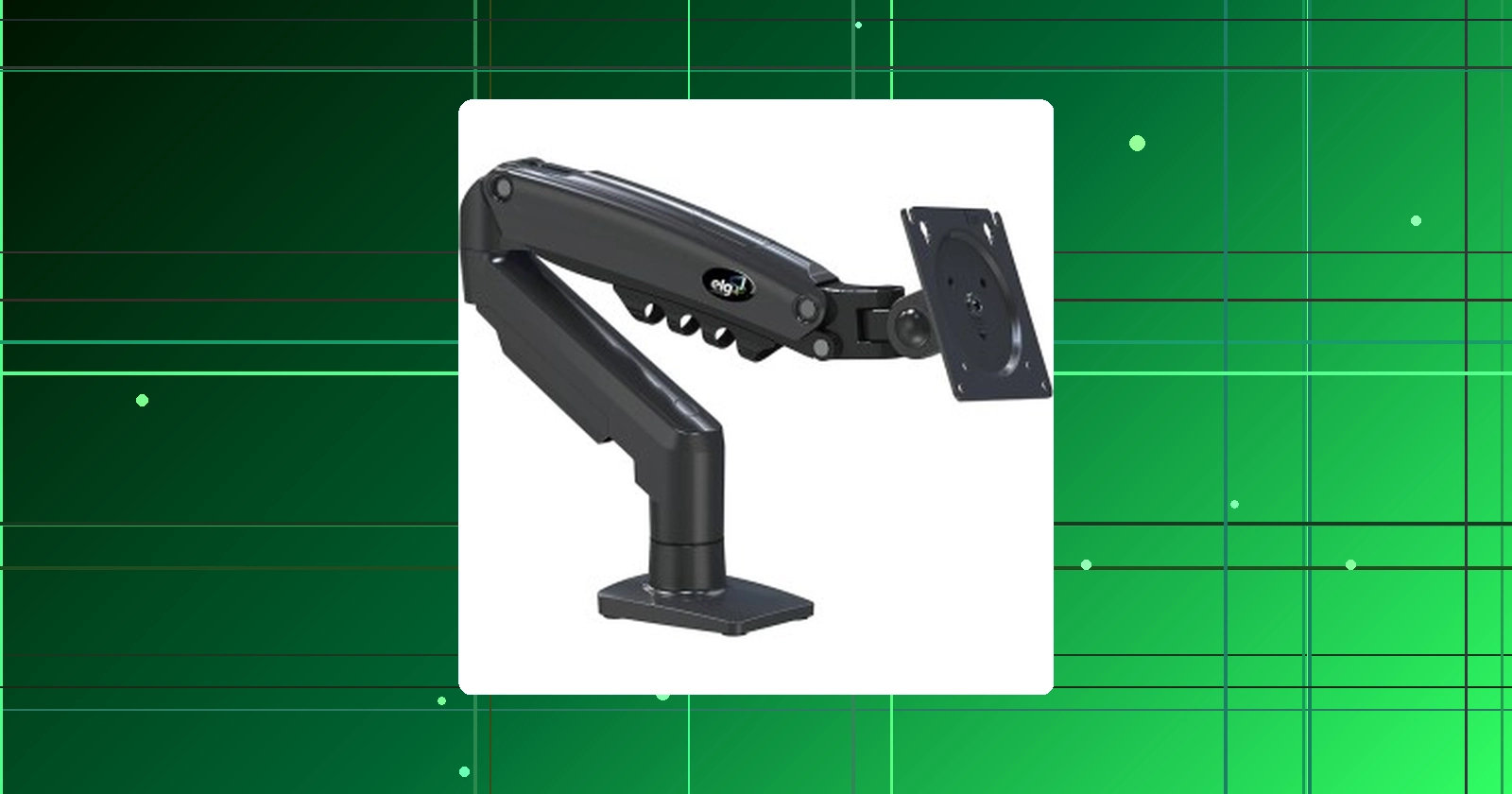 Suporte Articulado de Mesa F80N com Pistão a Gás - ELG em promoção