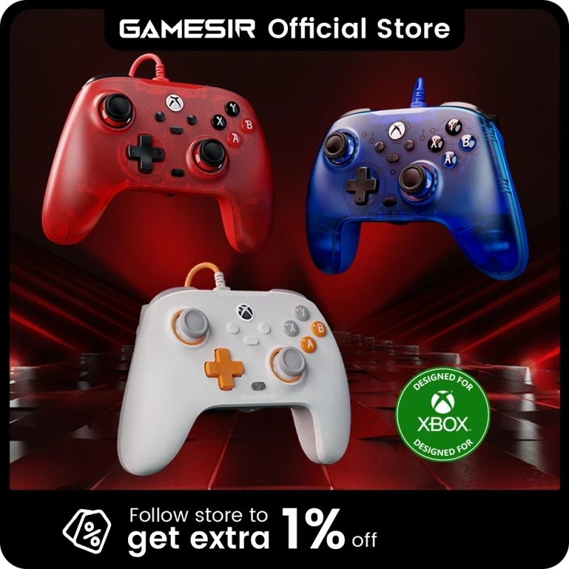 GameSir T7 Xbox Gaming Controller Gamepad com fio para Xbox Series X Xbox Series S Xbox One com gatilho de joystick d